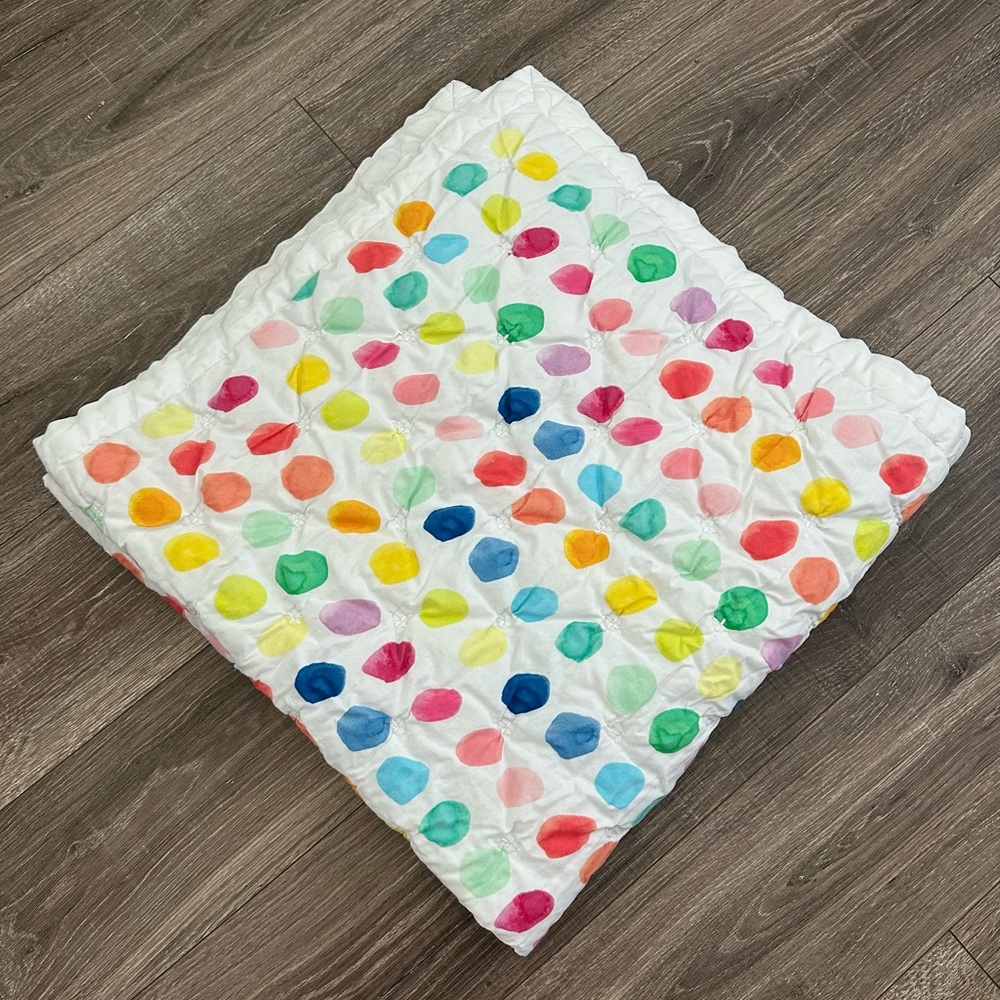 Lovevery Rainbow Dot Reversible Quilt